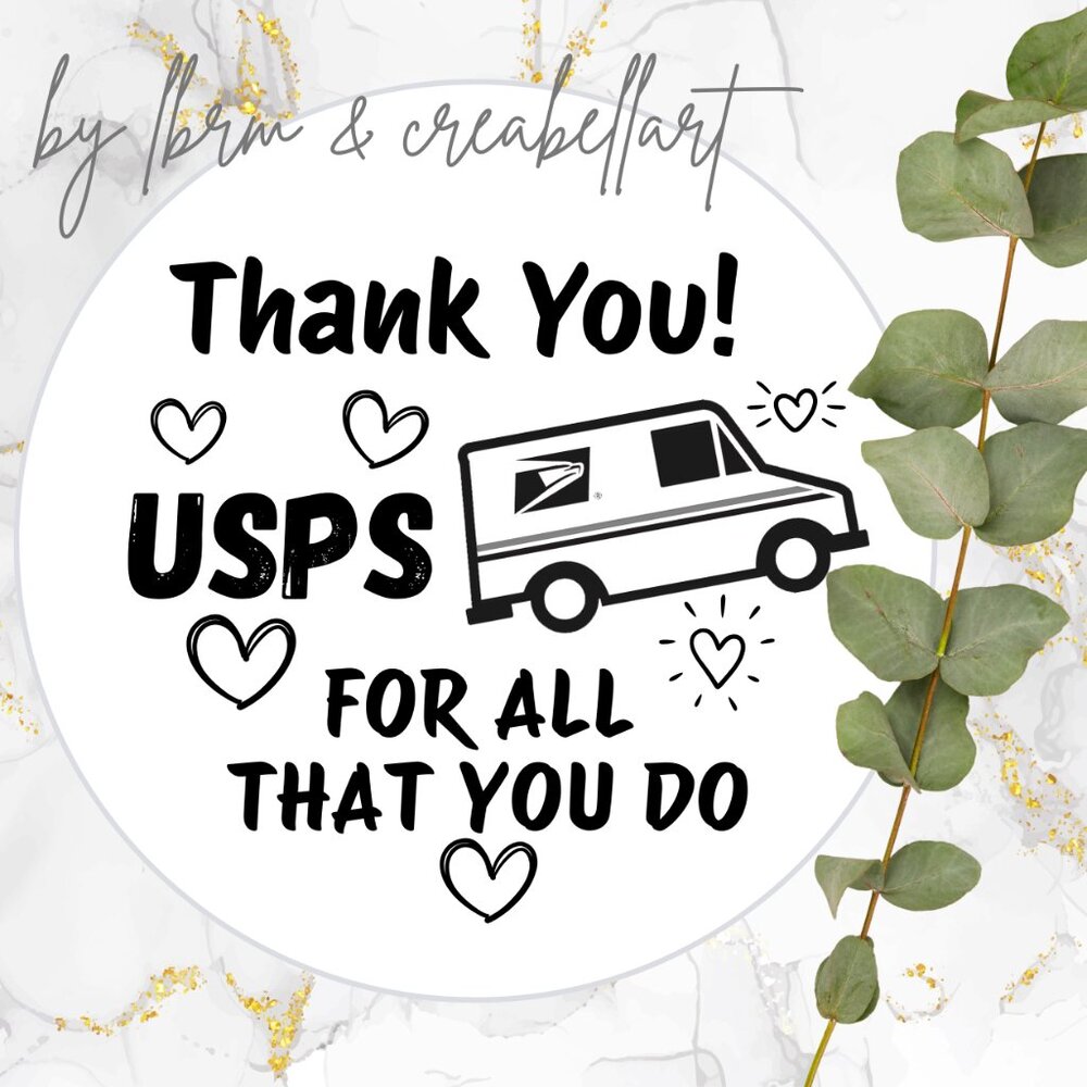 100 Thank you STICKERS - USPS - Picture 6 of 7